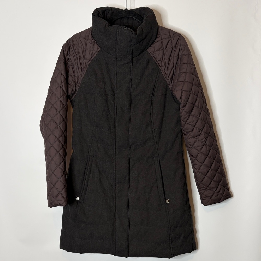Prana Women's Dark Gray long coat, size small